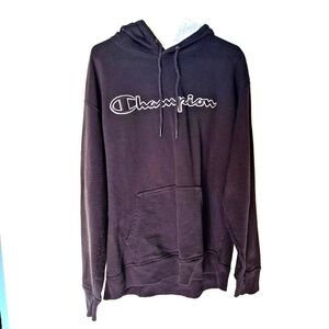 Vintage Y2K 2000's Champion Hoodie Men’s Size XL Black